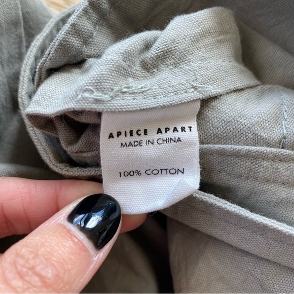 Apiece Apart Light Grey Baggy Pants - Picture 6 of 7